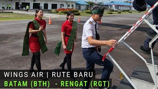 Flying Batam to Rengat on a Wings Air ATR 72-600