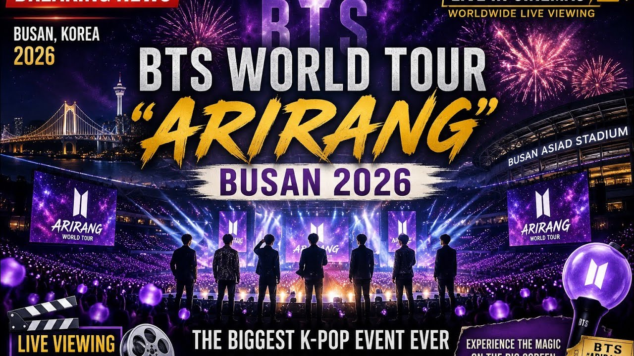 BTSワールドツアー「ARIRANG」釜山公演2026｜映画館ライブビューイング