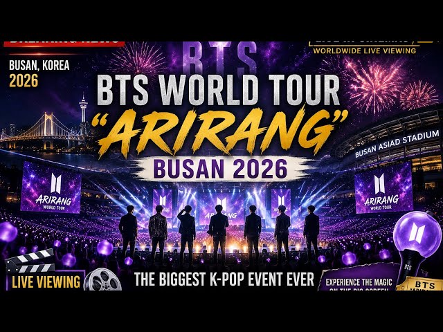 BTSワールドツアー「ARIRANG」釜山公演2026｜映画館ライブビューイング