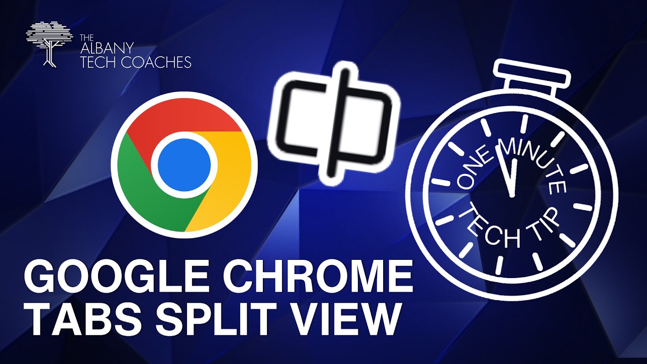 1 Minute Tech Tip - Chrome Tabs Split View - YouTube