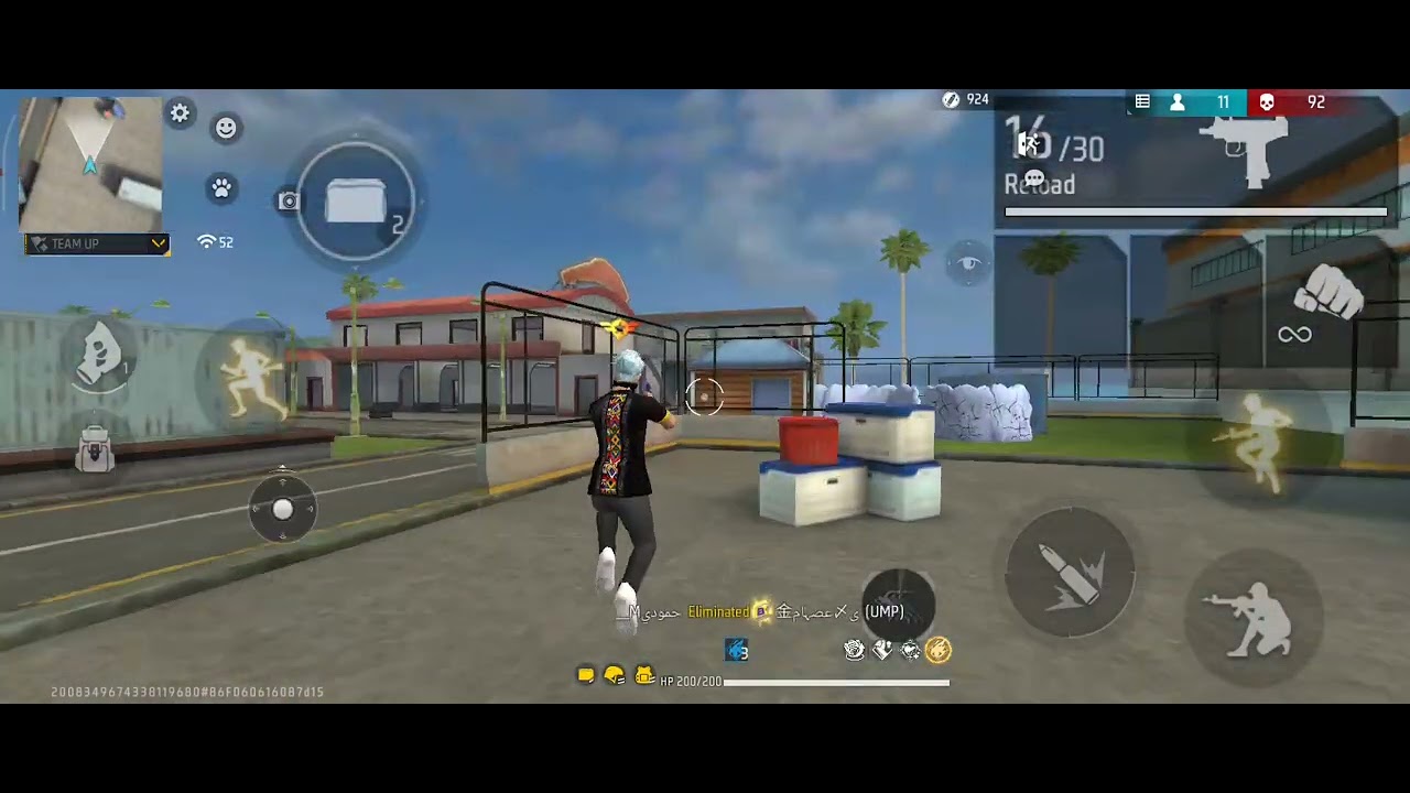 100 kill in the training ground with a mini Uzi part 3.....💀