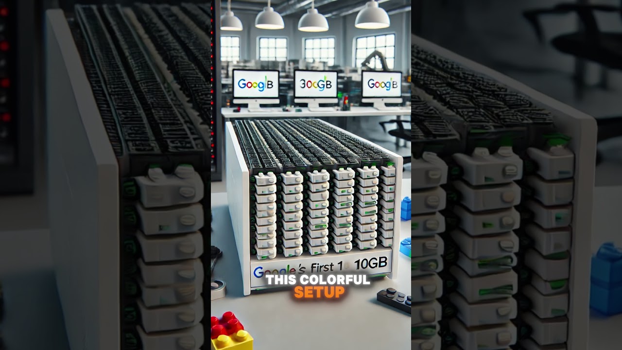 Google’s First Storage System Was Built with LEGO Bricks! 🧱💾