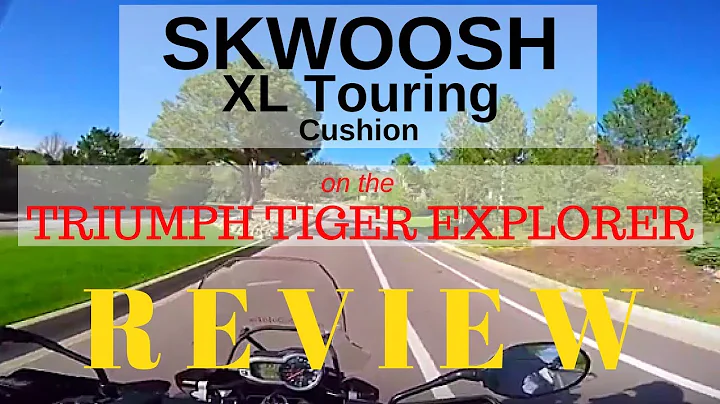 Skwoosh XL Touring cushion and Triumph Tiger Explorer