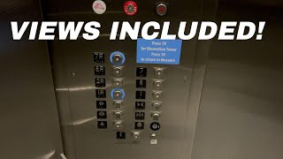 Generic Traction Observatory Elevator | Steven F. Udvar-Hazy Center | Chantilly VA (w/ views of IAD)