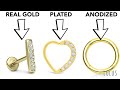 What's The Difference of Real GOLD vs Plated or Anodized Jewelry!? *Explained*