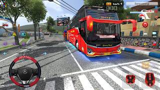 🔥 Bus Gunung Harta Full Strobo Berhenti di Lampu Merah | Bus Simulator Indonesia screenshot 1