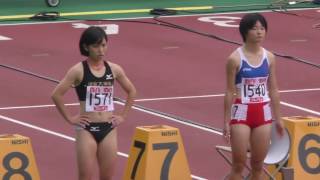 20161022ユース陸上女子100m予選3組
