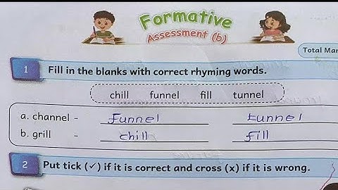 EE 4th standard English term 2 workbook answers formative  assessment - b