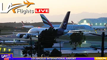 🔴LIVE STRONG WINDS at LAX Airport | LAX LIVE | LAX Plane Spotting