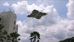 100% solar-powered quadcopter drone