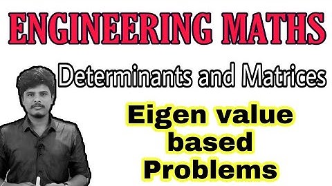Matrix and Determinants - Eigen Value | Best TNEB AE / TRB POLYTECHNIC Coaching Centre in Madurai