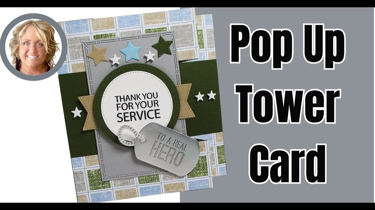 👉Pop-up Tower Fun Fold Card