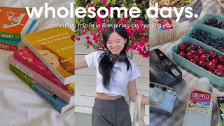 WHOLESOME DAYS🌟 healing trip, summer vibes & lots of reading