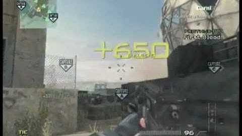 MW3: Random throwing knife on Dome