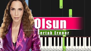 Sertab Erener - Olsun - Piyano Resimi