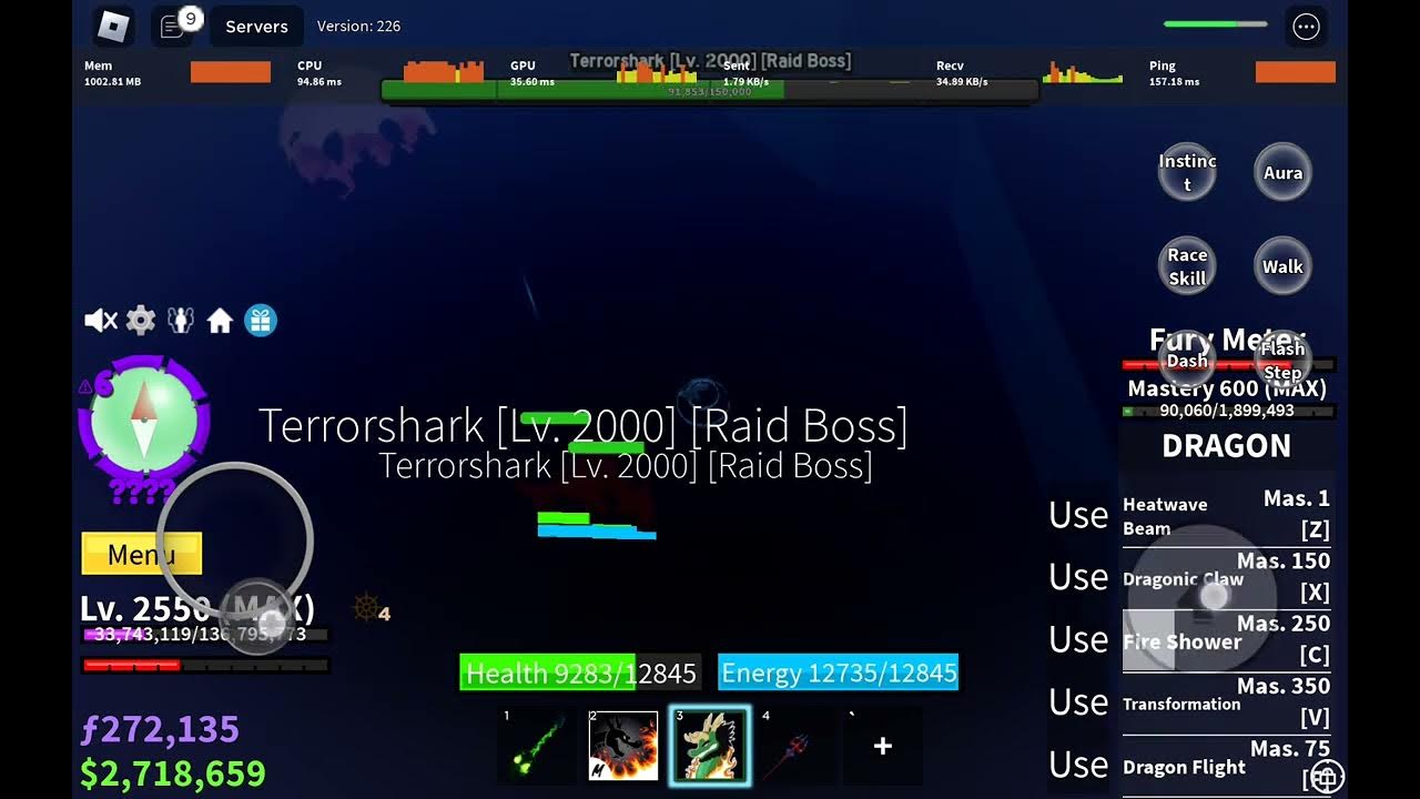 2 Terror Sharks spawning under Mirage Island - YouTube