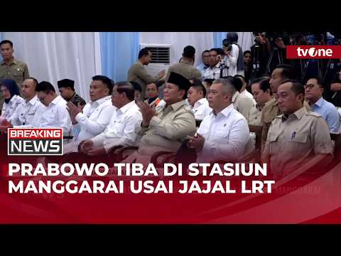 Presiden Prabowo Tiba di Stasiun Manggarai | Breaking News