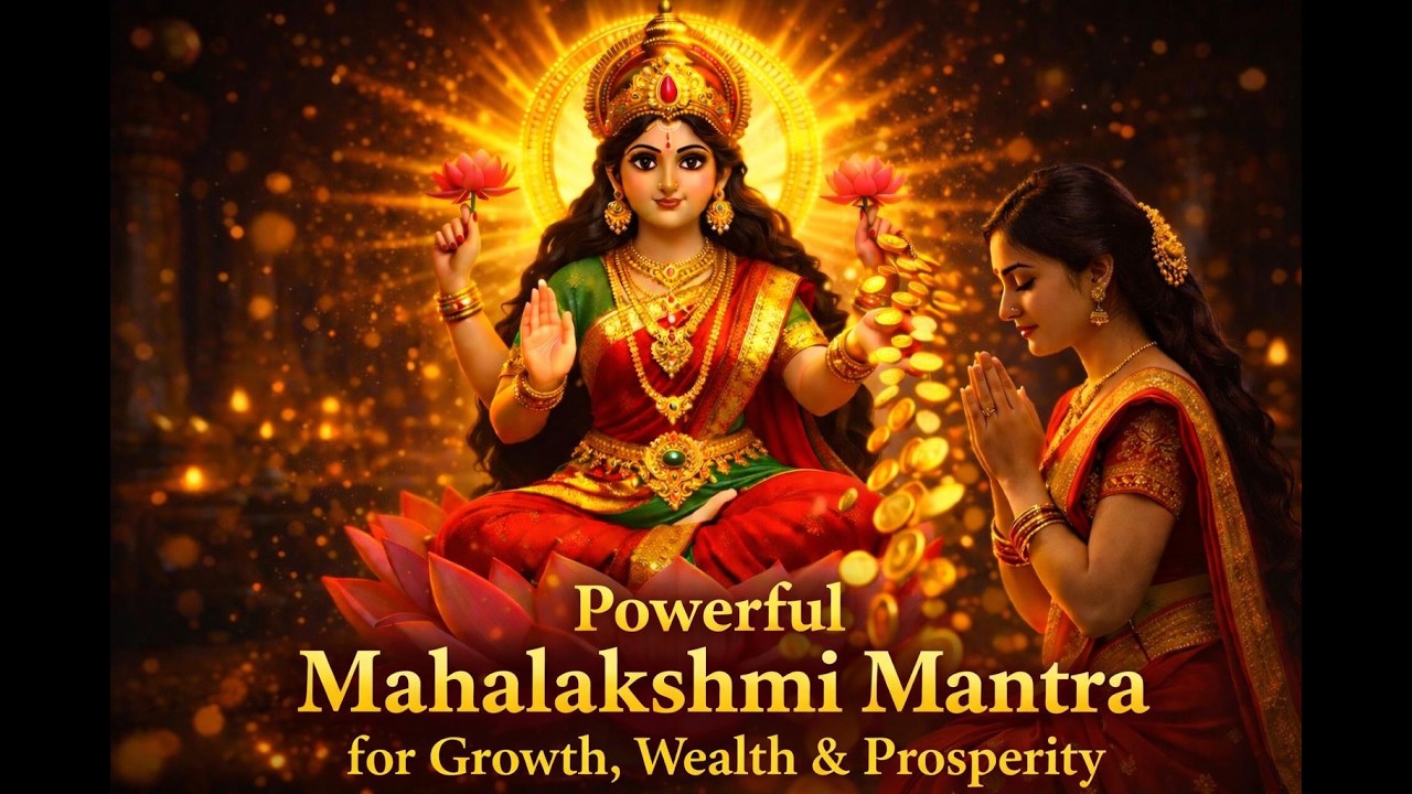 Mahalakshmi Mantra 111 times | for Growth,Wealth,Prosperity & Success ,Removes Financial Blockages