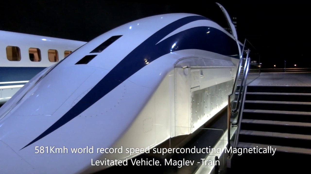 581Kmh (361mph) world record superconducting train - 2003