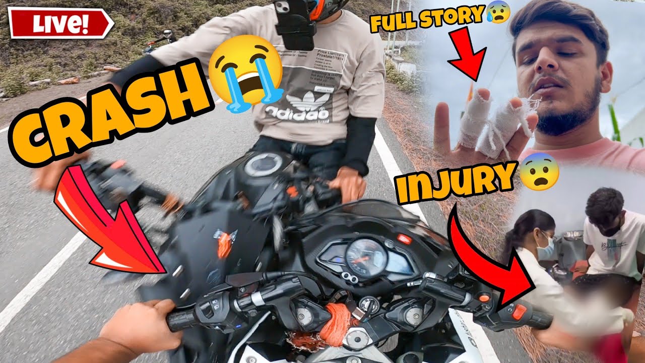 Rs200 crashed with mt15💔😭||what happened that day😰||update😨