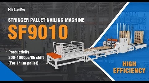 SF9010 Stringer Wood Pallet Nailing Machine