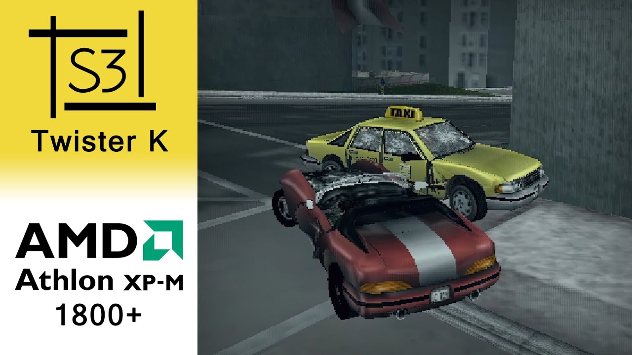 Grand Theft Auto 3 Gameplay S3 Twister K + AMD Athlon XP-M 1800+