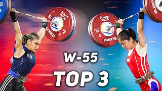 Women’s 55 | TOP 3 in Total | IWF World Cup 2024