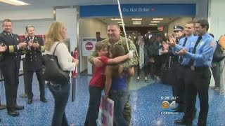 Family, Friends Give Navy Chief A Welcome Home Surprise