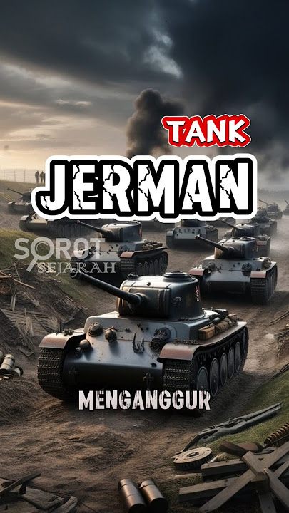 Tank jerman menganggur di pertempuran normandy perang dunia ke 2