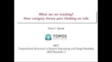 What are we tracking? How Applied Category Theory puts thinking on rails