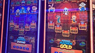 Mining Mayhem Gold &amp; Treasure Blast Fleet multiple  two guaranteed jackpots session! Casino Slots