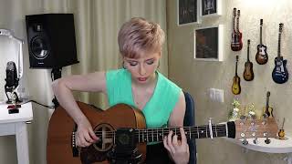 Sarah Connor  ft. Natural  -  Just One Last Dance  (fingerstyle).