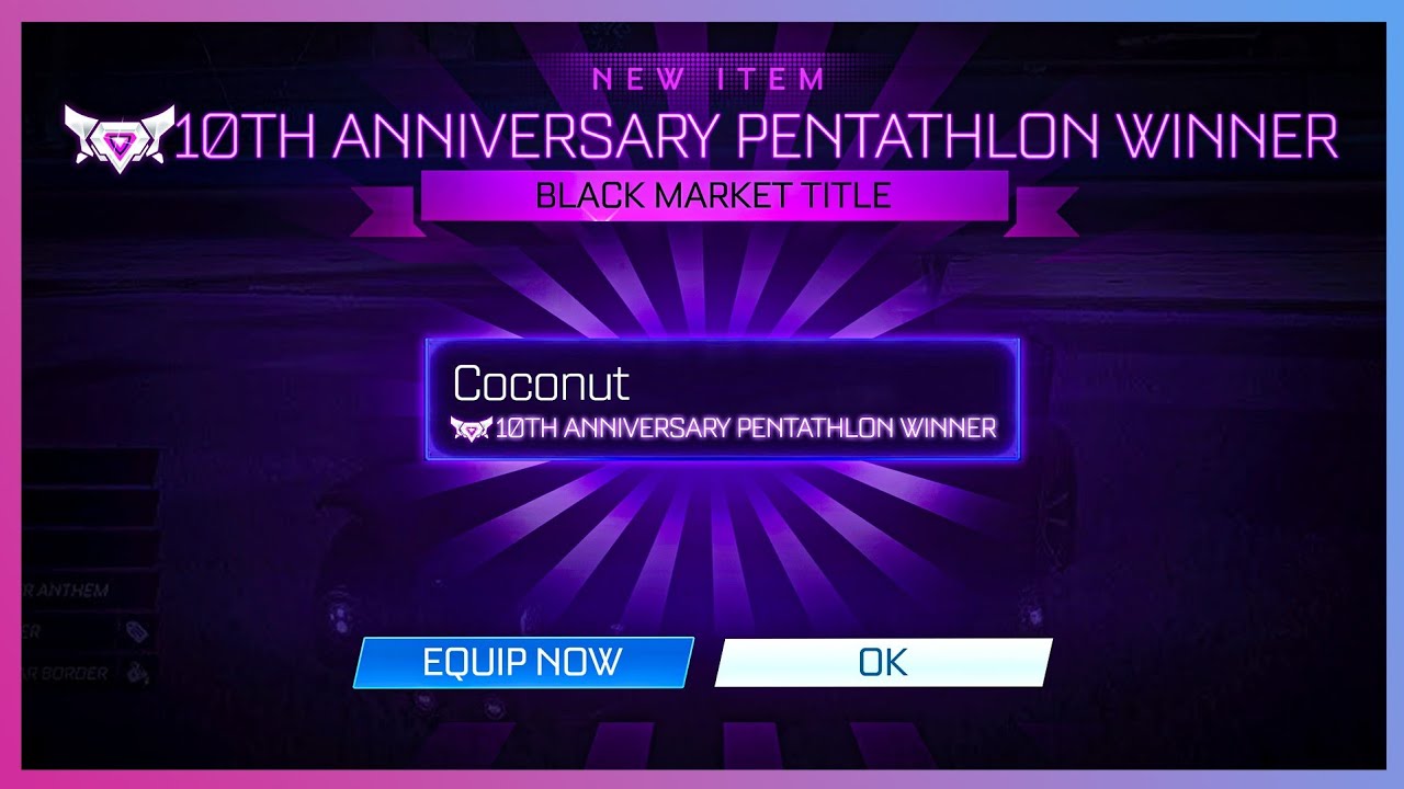 I Am The First Person to EVER Get This Title in Rocket League