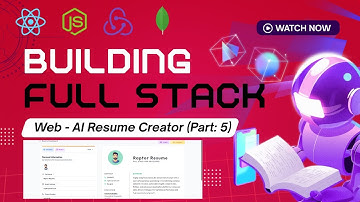 พาเขียน Full Stack Project (Part 5) | Web - Resume Creator + AI Features | React JS, Express JS