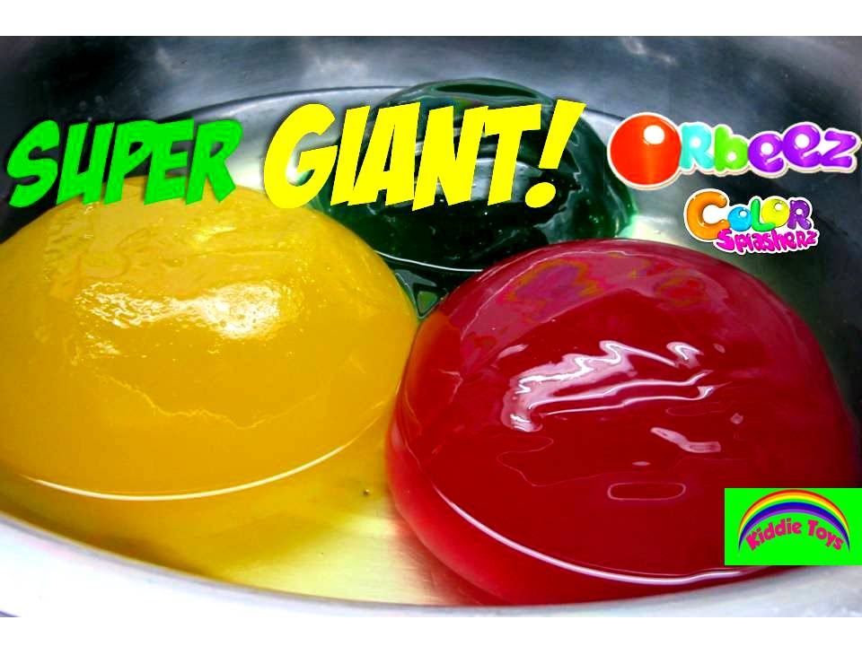 SUPER GIANT ORBEEZ Polymer Balls Kids Science Worlds Biggest Orbeez Ever -  Kiddie Toys 