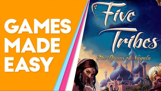 Jogo Five Tribes: Os Gênios de Naqala