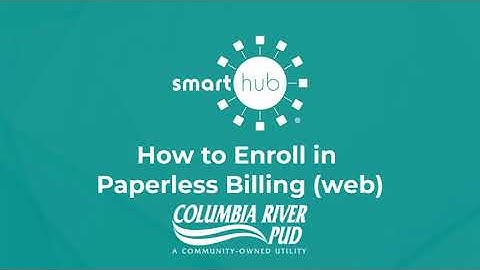 How to Enroll in Paperless Billing (Web)