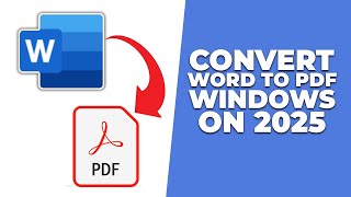 How To convert word to pdf online in windows on 2025