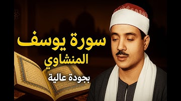 سورة يوسف كما لم تسمعها من قبل بصوت خاشع نادر | تلاوة مؤثرة للشيخ محمد صديق المنشاوي