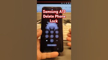 Samsung A13 (SM-A135F), Delete Pin, Pattern, Password lock.