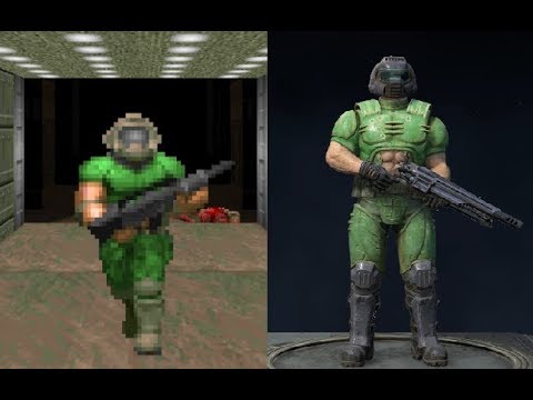 Champions vs (Quake 3, Doom 1, 3, RTCW) - Characters Comparison + All Skins - YouTube