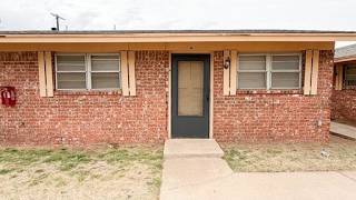 Lubbock, TX| 2 bedroom 1 bathroom |5304 38th A