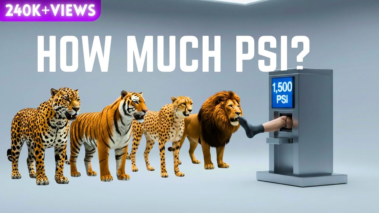 Extreme PSI Test | Wild Animals Strength Comparison