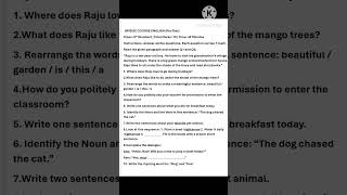 5th English BRIDGE COURSE ENGLISH (Pre-Test) model question paper
