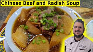 Pressure Cooker Chinese Beef and Radish Soup with Pork Tongue and Beef Tendon!! #chinesefood