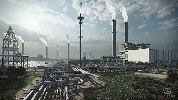 Geotaur 3D modeling & visualization - Oil refinery