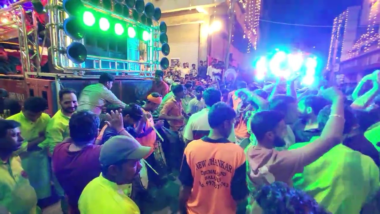 YAVATMAL NAVRATRI DEVI VISARJAN 2024 BALAJI CHOWK,YAVATMAL NEW JANKAR BAND SAILANI TUNE