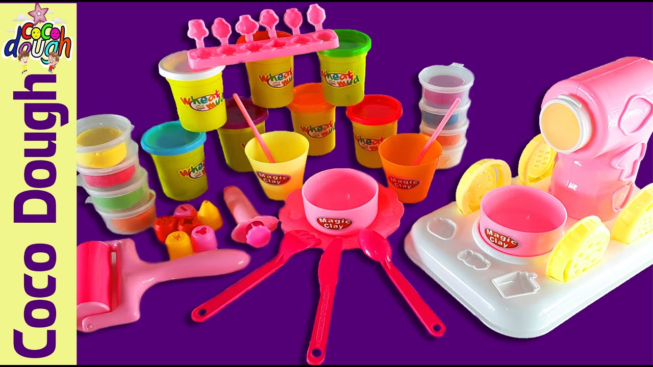 Noodles Machine , Learning Colors , Play Doh , Play With Dough , Tutorials , Play With Toys .