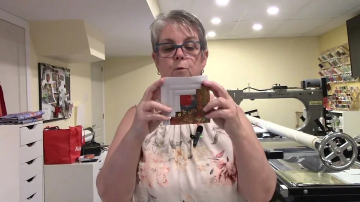 How to make a 4 inch Log Cabin block using Creative Grid ruler with Phyllis for MMQF