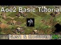 Aoe2 HD: Tutorial: Fast Castle Age, Knight Rush, Economic Boom